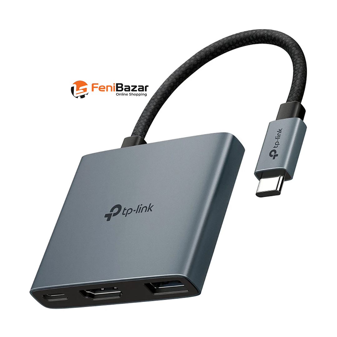 TP-Link UH3020C Type-C Male to HDMI, USB & Type-C Female Gray Converter