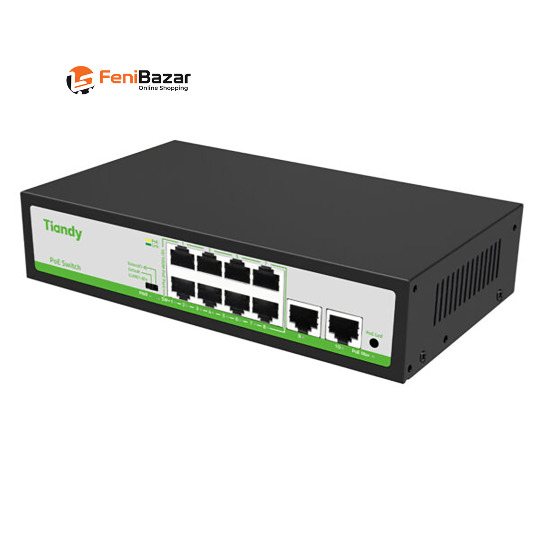 8CH Giga PoE Switch with Giga Uplink Ports