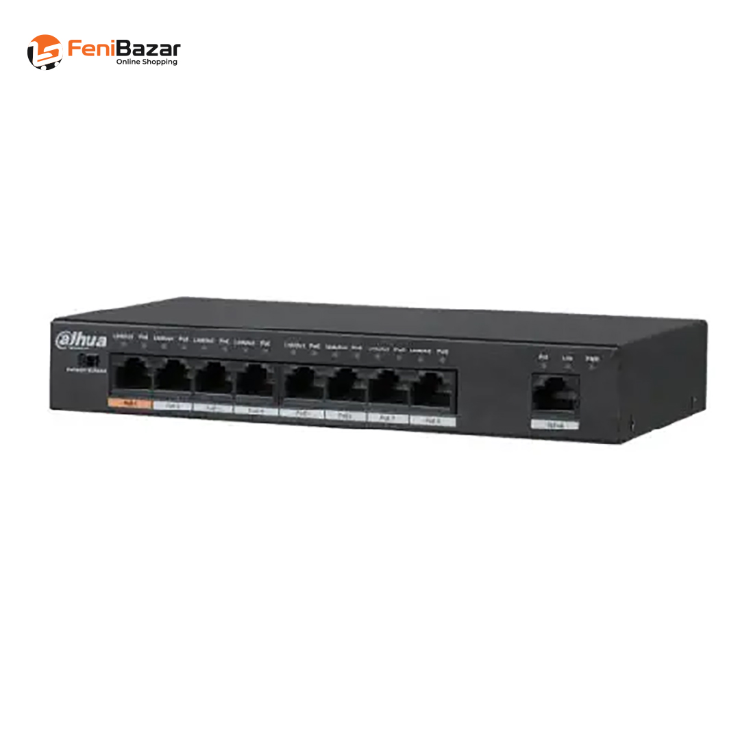 DAHUA DH-S3010-8GT-60 10 PORT ECONOMICAL GIGABIT SWITCH WITH 8 PORT POE